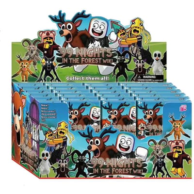 99 Nachten in Het Bos Actiefiguur Hert Uil Geit Blind Box Bureaublad Decoratie Model Ornamenten Fans Mystieke Kerstcadeaus