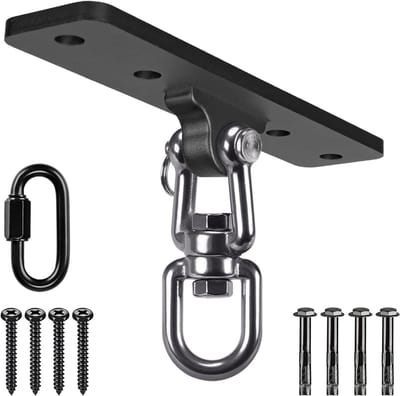 Zware Zak Hangers en Beugels voor Bokszakken, Plafondmontage met Karabijnhaak voor Krachttraining, Aerial Yoga en Weerstandsbanden