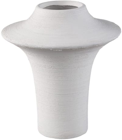 PTMD - Vaas Rinder - Wit - 21x21x24cm