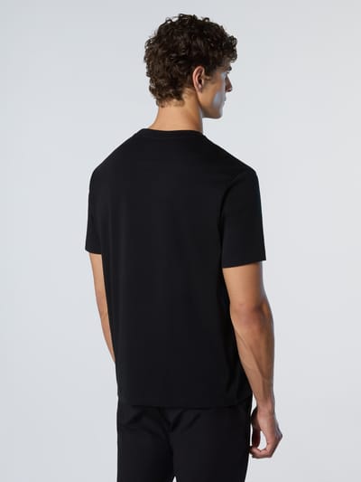 North Sails T-shirt Grijp stof met label