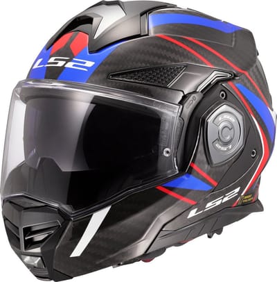 LS2 FF901 Advant X C Future II Wit Blauw 06 Systeemhelm - Maat M - Helm