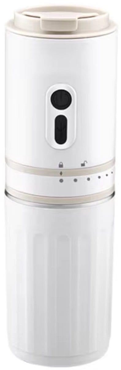 EAFC Elektrische Koffiemolen - Koffiebonen Maler -Draagbare - Reis en autokoffiemachine - Wit