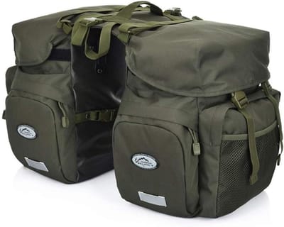 Fietstas Zadel - Fietsaccessoire Tas - Onderweg Spullen - Waterafstotend Nylon - 50 Liter - Groen
