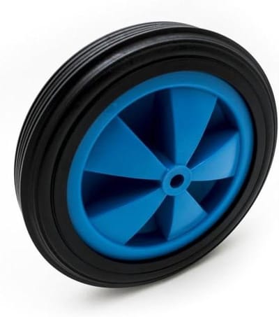 Kruiwagenwiel Massief Rubber - Reservewiel Band - Zwaar Transport - Lekvrij PU Materiaal - 4 Stuks 36cm - Oranje