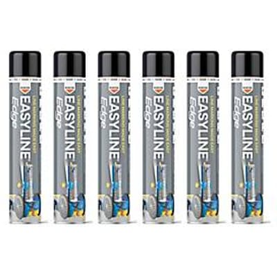 Markerverf Easyline Edge - 6 spuitbussen 750 ml - zwart