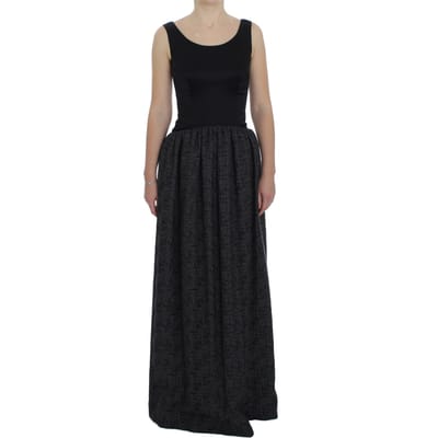 Dolce Gabbana Aline Mouwloze Maxidress