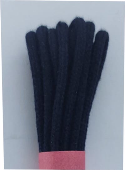 Strickers Veter - Donker Blauw - Dun Rond - Lengte 120 cm - Dikte 2,5 mm - Schoenveter