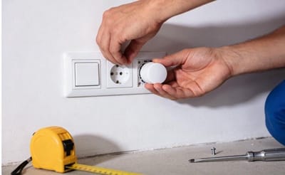 Vervanging Dimmer Knop - Draaiknoppen Schakelaar - Verlichting Regelen - Positief Vergrendelend - 2 Stuks - Wit