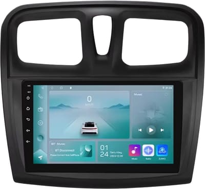 Autoradio met bluetooth - Carplay - Voor Renault Logan 2 & Sandero 2 (2012-2019) - Geschikt voor Apple en Android - Stereo - Navigatie - Navigatiesysteem auto - 1GB 32GB
