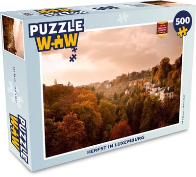 Puzzel Herfst in Luxemburg - Legpuzzel - Puzzel 500 stukjes