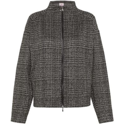 Blazer Deha Check Jacquard Full-Zip Jacket