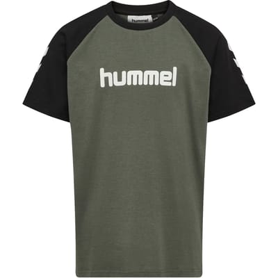 Hummel kindersportshirt met Hmljr-logo, T-shirt met korte mouwen 229742