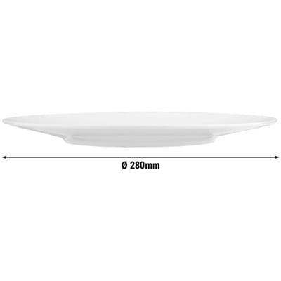 (6 stuks) SELTMANN WEIDEN Bord - plat - Ø 280mm - Wit