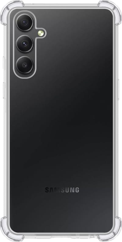 Hoes - Geschikt voor Samsung Galaxy A54 - Sterk & Shockproof - Siliconen Case - Back Cover - Telefoon Hoesje Shock Proof - Transparant