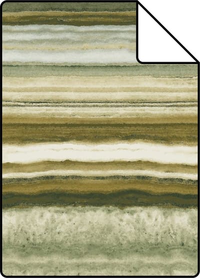 Proefstaal Origin Wallcoverings behang gelaagd marmer steen okergeel - 26,5 x 21 cm - 337233-S