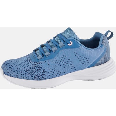 Sneakers met verwisselbaar voetbed - blauw - Gr. 38 van Goldner Fashion