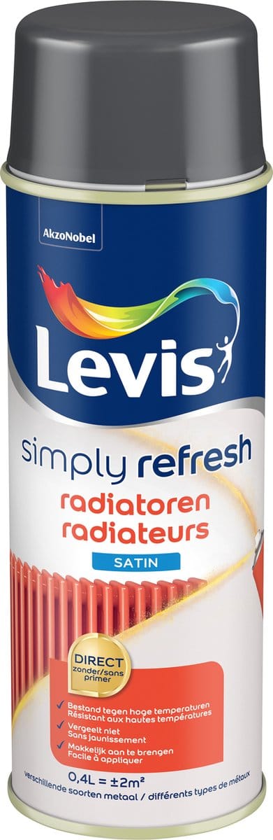 Levis - Simply Refresh Radiatoren Satin Spray - Simply Pepper - 0,4 L