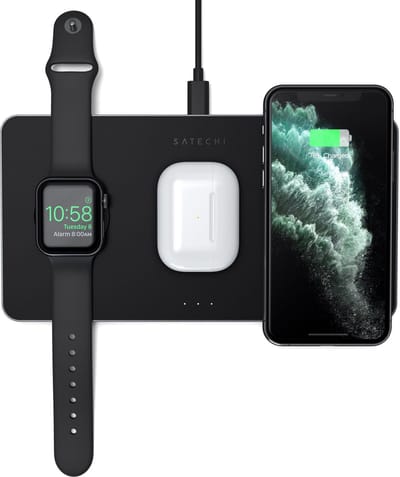 Satechi Trio Wireless Charger With Magnetic Pad