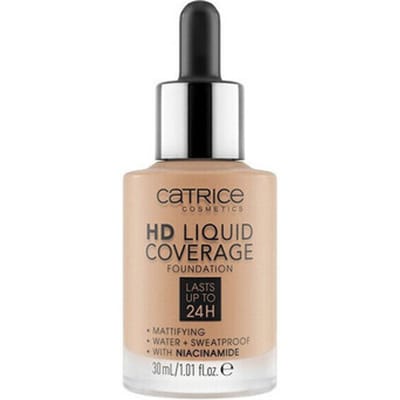 Foundations en Concealers Catrice Vloeibare foundation met HD-dekking