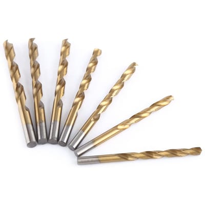 19-delige Hoge Snelheid Staal Titanium Gecoate Twist Boor Set 110mm Rechte Schacht