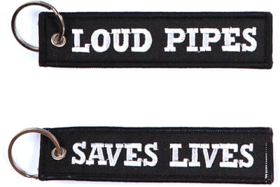 Sleutelhanger Loud pipes saves lives