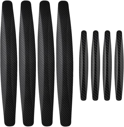 Dailygoods- Bumperbescherming 8 Stuks - Hoekbumperbescherming - Anti-Kras Bescherming - Flexibel Rubber - Duurzaam - Hoge Stijfheid - Autobumper