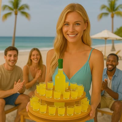 Sense Products - Shotjeshouder set incl. 24 shotglaasjes- borrelglazen - Shotjes houder - Drank kado