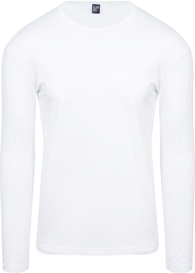 Alan Red Olbia Longsleeve Wit (1Pack) - Maat S - Heren - T-shirt Basic