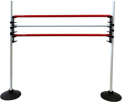 Hobby Horse Hindernis Verstelbaar 3 Leggers - Rood/Wit
