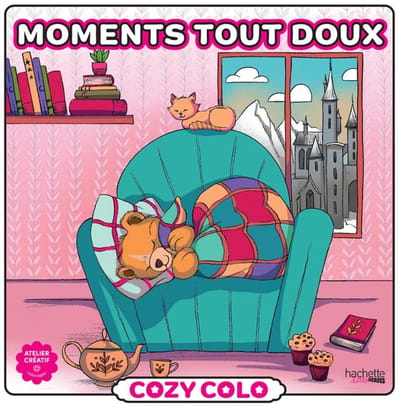 Cozy Colo Moments tout doux - hachette - kleurboek voor volwassenen en kinderen