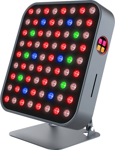 Biohacking LIFELAB 360 watt Rood Licht Therapie Lamp – BURNOUT, Yoga, MEDITEREN, Stress klachten - LED met 7 Golflengten (Rood, Blauw, Groen & nabij Infrarood NIR) – Pulse – Voor Huid, Acne, Collageen, Spierherstel, Gewrichten & Pijnverlichting