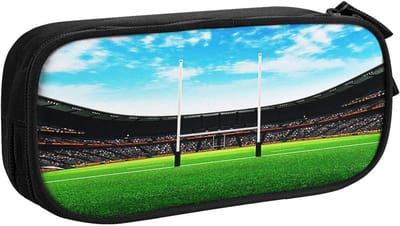 Grote Capaciteit Etui Rugby Pitch Schooltas Pennenhouder Bureau Organizer voor Jongens en Meisjes