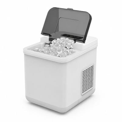 Jensaro Draagbare IJsblokjesmachine - Auto IJsmaker 12V/24V/230V - Camping IJsmachine - 9 IJsblokjes in 7 Minuten - 24L/Dag -Wit