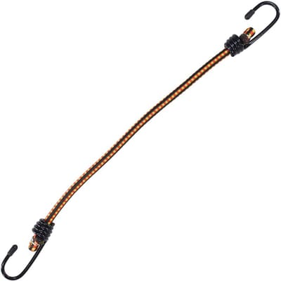 Elastisch Koord - Spanband Bungee - Vastzetten van Lading - Met Metalen Haken - 5/16 Inch x 16 Inch - Willekeurig