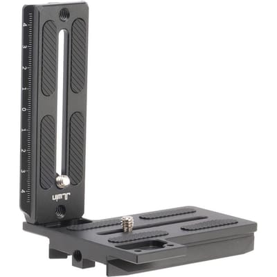 JLwin RJ046 L-vormige Snelkoppelingsplaat Camerastabilisator Verticale Plaat Vervanging voor Zhiyun zwart