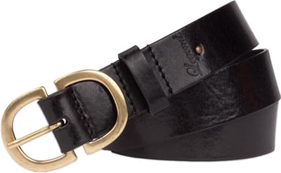 Legend Dames - Leren riem - Zwart - 80cm