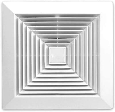 Badkamerventilator voor muur of plafond - 250mm met 150m³/h luchtafvoer