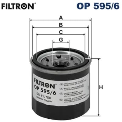 Oliefilter FILTRON OP 595/6