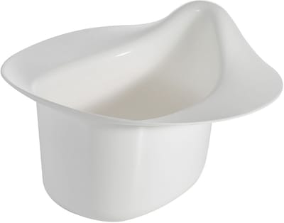 Kindsgut - Plaspotje - Voor Baby’s & Zindelijkheidstraining - Wit - Ergonomisch ontwerp - Eenvoudig schoon te maken