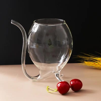 1 st. 10oz Vampier Glazen Beker Nieuwigheid Wijnglas Cocktailglas voor Bar Club Restaurant of Thuisfeest Gebruik Drinkware Halloween Decor black