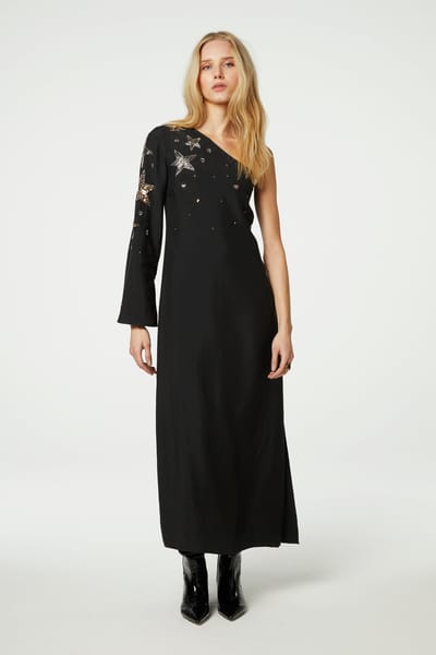 Fabienne Chapot Luana Dress Black Maat: 34 | Maxi Jurken Outlet | Dames | Zwart
