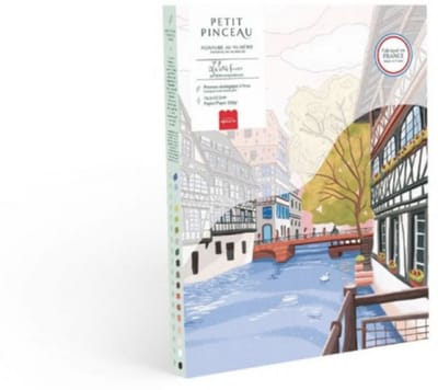 La Petite Epicerie Painting by Number Kit "LITTLE FRANCE" 329g H33xW25.5xL3.5cm genummerde schilderijenset | Creatieve | Hobbyset | kinderen en volwassenen