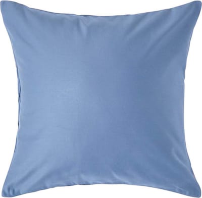 Homescapes Luxe Satijn Kussensloop 40x40 cm – Staalblauw – 100% Egyptisch Katoen – Draaddichtheid 1000
