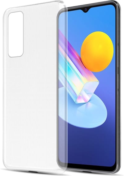 Cadorabo Hoesje geschikt voor Vivo Y52 5G / Y72 5G in VOLLEDIG TRANSPARANT - Beschermhoes gemaakt van flexibel TPU Silicone Case Cover