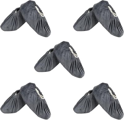 Famanu – Schoenovertrekken flanel, herbruikbaar, ademend, antislip, bescherming voor schoenen, modder, indoor en outdoor