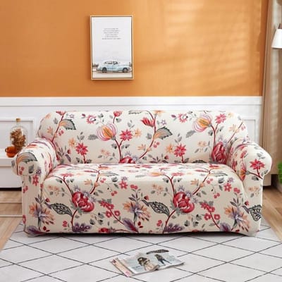 Moderne Bankhoezen Elastische Bankhoezen Voor Woonkamer Modulaire Hoekstoel Meubelbeschermer Bankhoes 1 /2 /3 /4 Zits 1-Seat 90-140cm beige