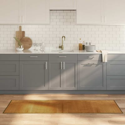 vidaXL - Vloerkleed - rechthoekig - 60x200 - cm - bamboe - bruin