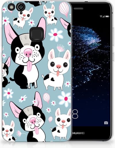 Huawei P10 Lite TPU Hoesje Hondjes