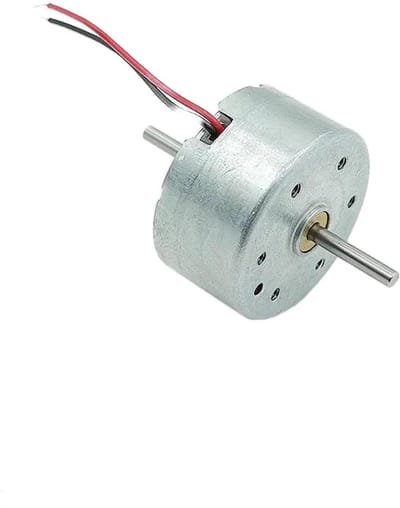 Mini DC Motor - Kleine Elektromotor - DIY Projecten - Hoge Snelheid - 24mm - Zilver