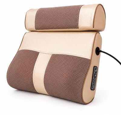 Orthopedisch Massagekussen - Slaapkussen - Massage Apparaat - Kneedmassage - Warmte - Nek - Rug - Wervels - Elektrisch - Draadloos - Shiatsu - Warmte